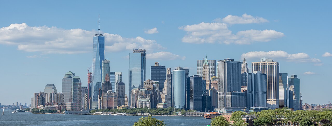 Lower Manhattan skyline and financial district
